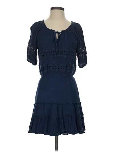 Pre-owned Solitaire Casual Dress In Blue