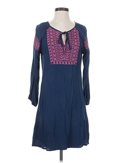 Pre-owned Solitaire Casual Dress In Blue