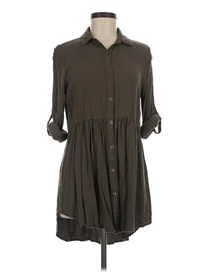 Pre-owned Solitaire Casual Dress In Brown