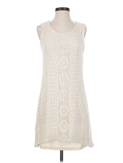 Pre-owned Solitaire Casual Dress In Ivory