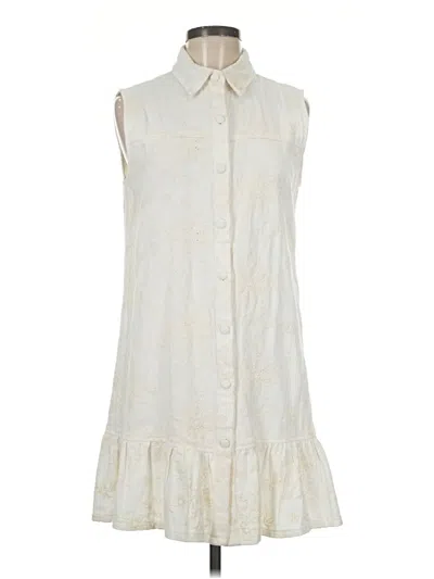 Pre-owned Solitaire Casual Dress In Ivory