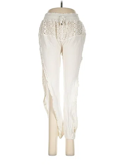 Pre-owned Solitaire Casual Pants In Ivory
