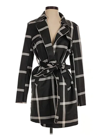 Pre-owned Solitaire Coat In Gray