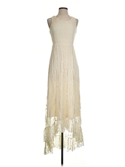 Pre-owned Solitaire Cocktail Dress In Ivory