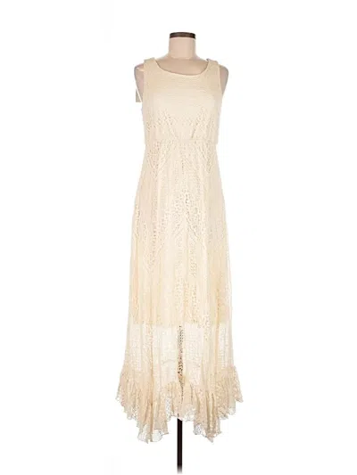 Pre-owned Solitaire Cocktail Dress In Ivory
