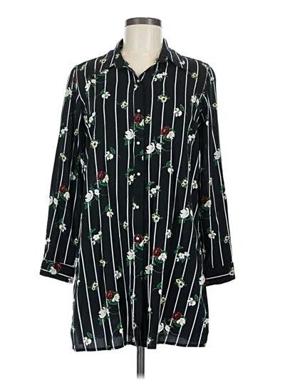 Pre-owned Solitaire Kimono In Black