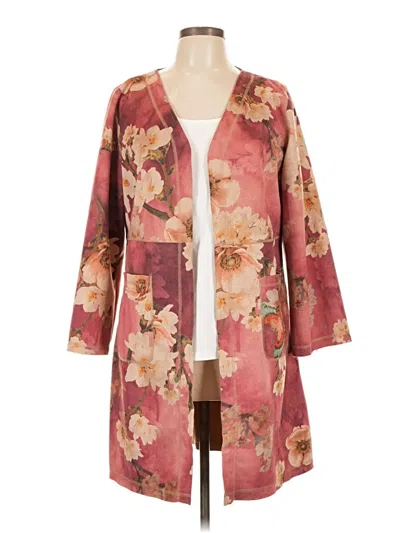 Pre-owned Solitaire Kimono In Burgundy