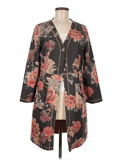 Pre-owned Solitaire Kimono In Gray