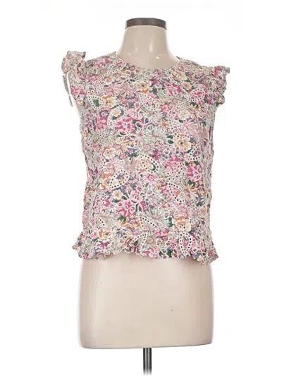 Pre-owned Solitaire Sleeveless Blouse In Pink