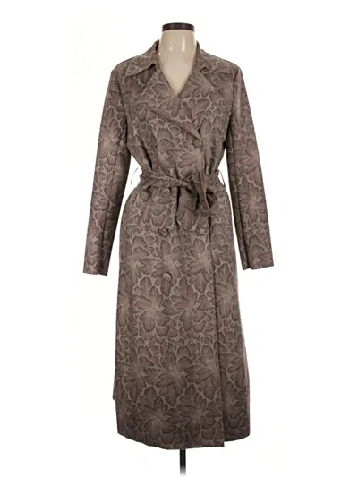 Pre-owned Solitaire Trenchcoat In Brown