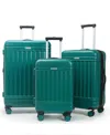 Solite Asher 3-piece Expandable Spinner Luggage Set