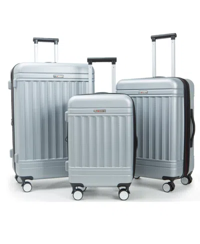 Solite Asher 3-piece Expandable Spinner Luggage Set