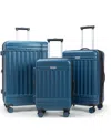 Solite Asher 3-piece Expandable Spinner Luggage Set