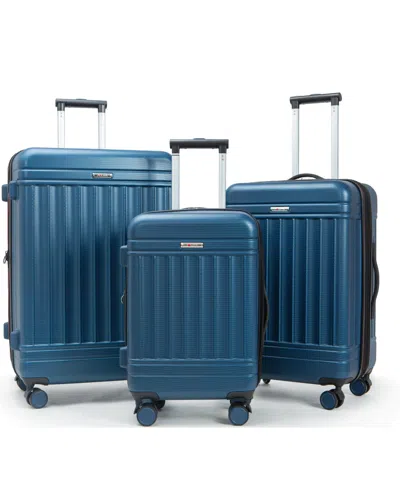 Solite Asher 3-piece Expandable Spinner Luggage Set