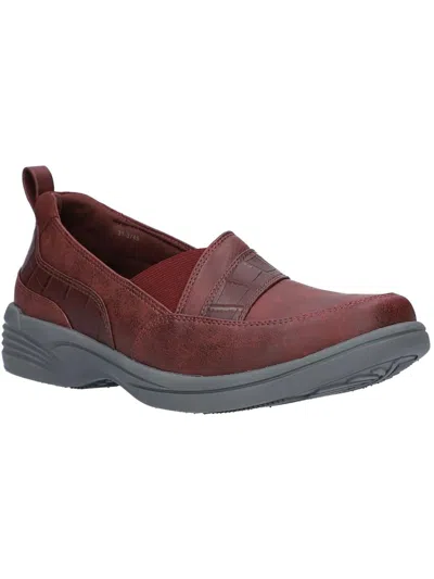 Solite By Easy Street Fernly Womens Faux Leather Slip-on Sneakers In Multi