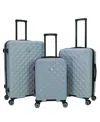 Solite Eliana 3-piece Expandable Spinner Luggage Set