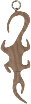 Solitude Studios Tan Lars Lucky Keychain In Tan