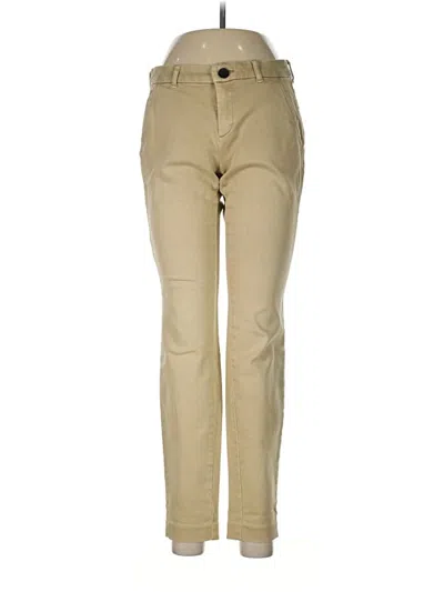 Pre-owned S.oliver Khaki Pant In Tan