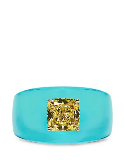 Solo For Diamonds Diamond Cushion-cut Ring In Neutral