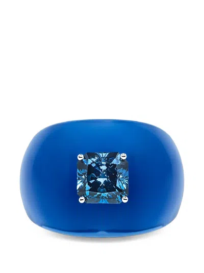 Solo For Diamonds Diamond Dome Ring In Pink