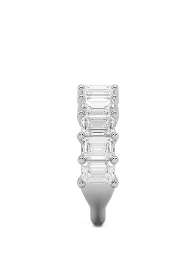 Solo For Diamonds Diamond Ear Cuff In Silver