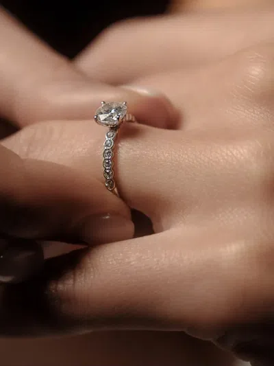 Solo For Diamonds Diamond Ring In Metallic