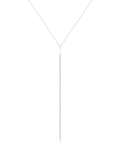 Solo For Diamonds Diamond-embellished Drop Necklace In Black