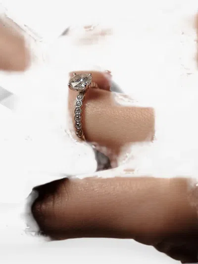 Solo For Diamonds Diamond-embellished Prong-set Ring In Metallic