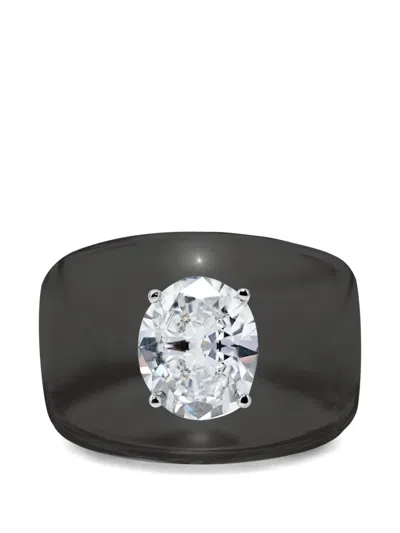Solo For Diamonds Diamond-embellishment Ring In Multi
