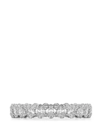 Solo For Diamonds Eternity Diamond Ring In Silver