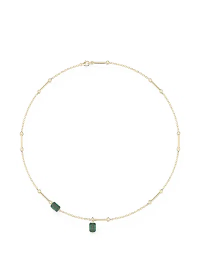 Solo For Diamonds Evergreen Emerald Necklace In Gold