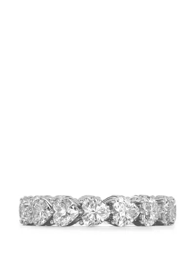 Solo For Diamonds Heart-cut Diamond-embellished Ring In Metallic