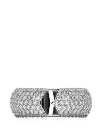 Solo For Diamonds Pavé-set Diamond-embellished Ring In Neutral