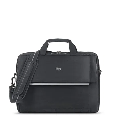 Solo New York Chrysler Briefcase In Black