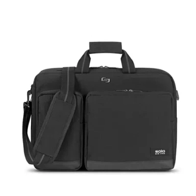 Solo New York Duane Hybrid Backpack Briefcase In Black