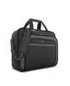 Solo New York Empire 17.3" Briefcase In Black With Gray Birdseye Trim