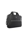 Solo New York Flatiron 14.1" Slim Brief In Black With Gray Birdseye Trim