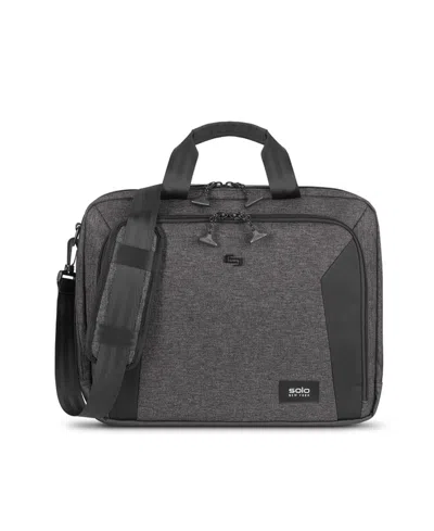 Solo New York Voyage Briefcase In Gray