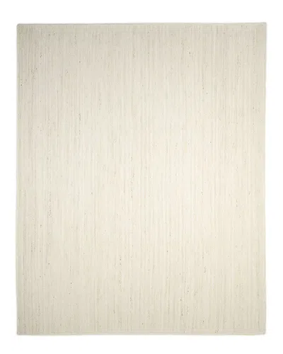 Solo Rugs Avi Contemporary Solid Hand-woven Jute Area Rug In Beige