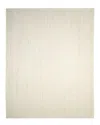 Solo Rugs Avi Contemporary Solid Hand-woven Jute Area Rug In Beige