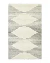 Solo Rugs Bernie Hand-knotted Wool-blend Bohemian Rug In Parchment