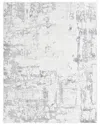 Solo Rugs Blush Contemporary Abstract Hand-loomed Wool-blend Area Rug In Gray