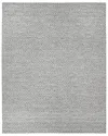 Solo Rugs Chatham Contemporary Geometric Hand-woven Wool-blend Area Rug In Gray