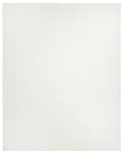 Solo Rugs Chatham Contemporary Geometric Hand-woven Wool-blend Area Rug In Ivory