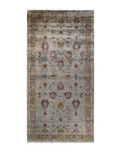 Solo Rugs Contemporary-modern Wool Overdyed Area Rug In Gray