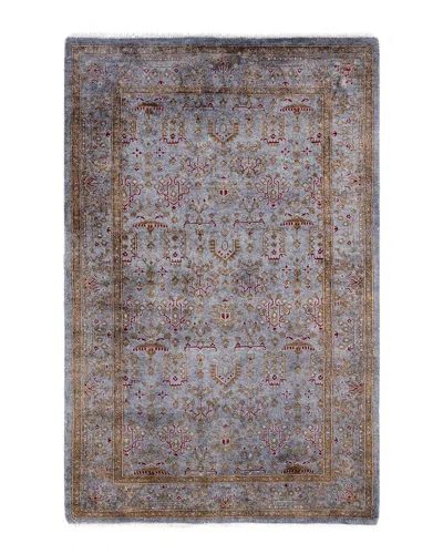 Solo Rugs Contemporary-modern Wool Overdyed Area Rug In Gray