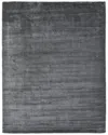 Solo Rugs Sanam Contemporary Striped Hand-loomed Wool-blend Area Rug In Gray