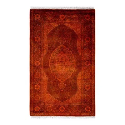 Solo Rugs Fine Vibrance One-of-a-kind 2'8" X 4'4" Area Rug In Orange
