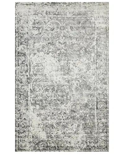 Solo Rugs Floral Hand-loomed Rug In Bone