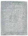 Solo Rugs Floral Hand-loomed Rug In Pewter